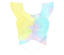 'REGINA' TIE-DYE TOP WITH RHINESTONE CHAIN
