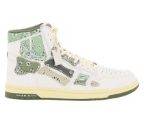 SKEL HI-TOP LEATHER SNEAKERS
