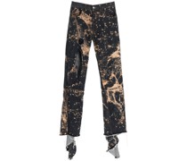'SAPPHIRE' RIPPED BLEACHED JEANS