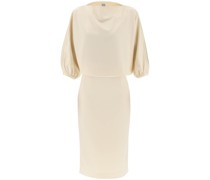 SATIN MIDI DRESS