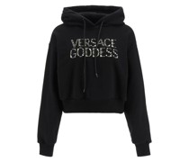 STUDDED LOGO HOODIE