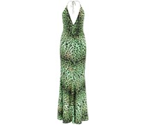 LONG DRESS WITH JAGUAR PRINT