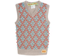 BEADED KNIT VEST