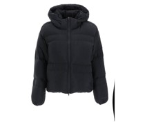 HORT HOODED DOWN JACKET