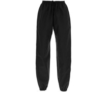 HIGH-WAISTED NYLON PANTS