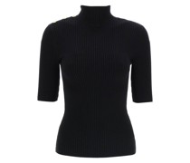 'FLORA' TURTLENECK VISCOSE BLEND SWEATER