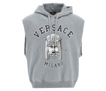 LA MASCHERA LOGO SLEEVELESS HOODIE