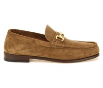 SUEDE ORFEO PENNY LOAFERS