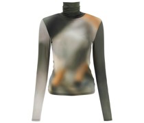 FITTED TOP WITH 'UMIERE' PRINT
