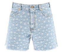 SHORTS WITH EMBROIDERED STARS
