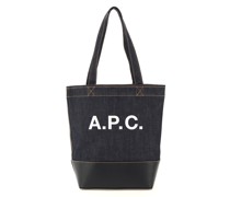 A.P.C. AXEL SMALL DENIM TOTE BAG