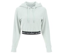 CORDUROY CROPPED HOODIE