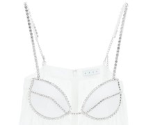 MINI BUSTIER DRESS WITH CRYSTALS