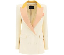 'BIANCA' DOUBLE-BREASTED BLAZER IN NEO-CREPE