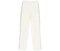 'DOROTEA' TRACK PANTS WITH STAR BANDS