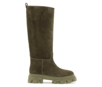 TUBULAR COMBAT BOOTS IN SUEDE