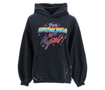 SMALL FIT HOODIE WITH PRINT