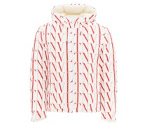 REVERSIBLE DOWN JACKET WITH VLTN TIMES PRINT