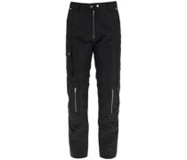 'ASIM' NYLON BIKER TROUSERS