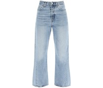 TWISTED SEAM STRAIGHT JEANS