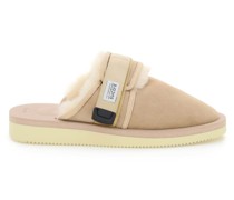 ZAVO SUEDE SABOT WITH SHEARLING 7