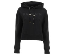CROPPED HOODIE WITH LOGO XS