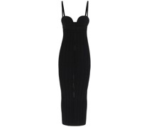 OPENWORK KNIT SHEATH DRESS
