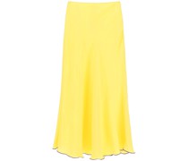 'PRIM' SATIN MIDI SKIRT