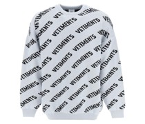 ALL-OVER JACQUARD LOGO PULLOVER