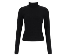 'EMMA' MONOGRAM TURTLENECK SWEATER