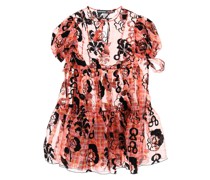 'ORLA' TARTAN ORGANZA DRESS