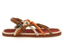 MULTICOLOURED JC ROPE SANDALS