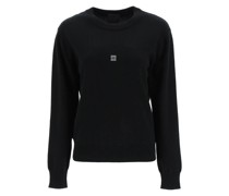 4G WOOL AND CASHMERE SWEATER WITH BACK LOGO
