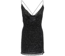 'BILLIE' DRESS WITH BEADS AND SEQUINS