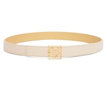 Luxury Reversible Anagram belt in smooth calfskin