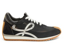 Luxury Flow runner in technical mesh and suede