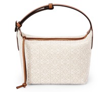 Luxury Small Cubi bag in Anagram jacquard and calfskin