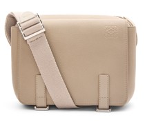 Luxury XS Military messenger bag in soft grained calfskin