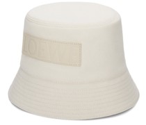 Luxury Bucket hat in canvas and calfskin