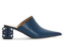 Luxury Anagram heel mule in calfskin