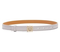 Luxury Anagram belt in pebble grain calfskin