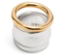 Luxury Nappa knot ring in sterling silver