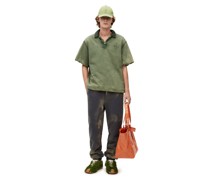 Luxury Puffer polo top in cotton