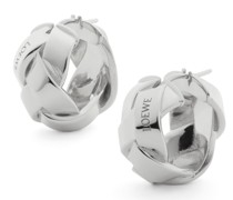 Luxury Nest hoop earrings in sterling silver