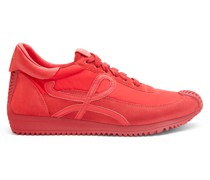Luxury Flow runner in nylon and suede