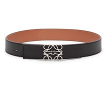 Luxury Reversible Anagram belt in smooth calfskin