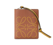 Luxury Brand compact zip wallet in classic calfskin