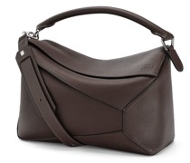 Luxury Large Puzzle bag in grained calfskin