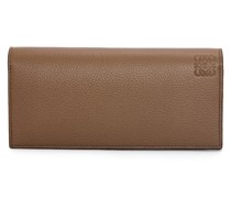 Luxury Long horizontal wallet in soft grained calfskin