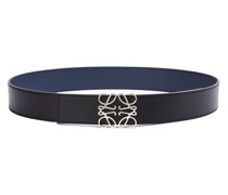 Luxury Reversible Anagram belt in smooth calfskin